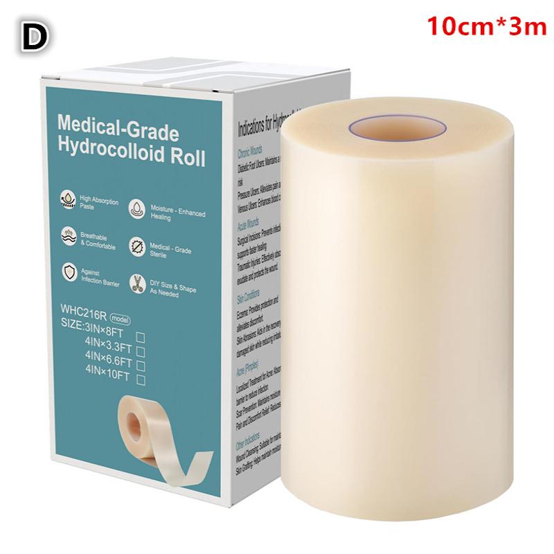 Hydrokolloid-Rolle zur Wundversorgung Hydrokolloid-Pflasterverbände mit selbstklebenden Dekubitusverbänden Hochabsorbierend für Verbrennungen