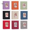 Portable Photo Album Linen Cover Picture with Front Window 100 Photos Durable 4x6 Slip-in Book for Wedding Vacation Family Baby Pictures