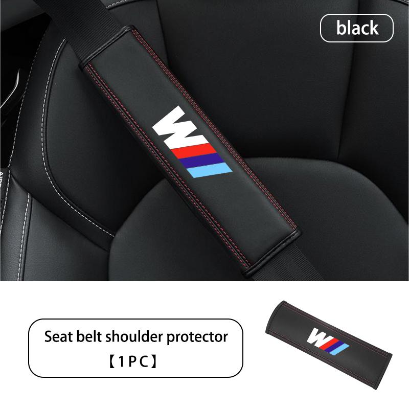 

2025 Горячая кожаная накладка на плечо ремня безопасности автомобильного сиденья для BMW E30 E34 E36 E39 E46 E52 E53 E60 E61 E62 E70 E71 E83