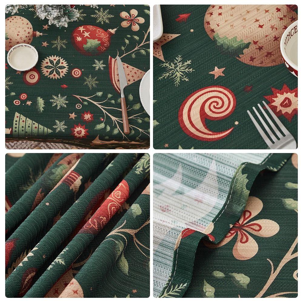 140*100cm Świąteczny Obrus Wodoodporny Świąteczny Obrus Świąteczny Obrus Stolik Kawowy