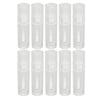 10pcs Empty Lip Gloss Tube Transparent Leakage Proof Refillable Lip Glaze Bottle for Lip Cosmetic 2ml