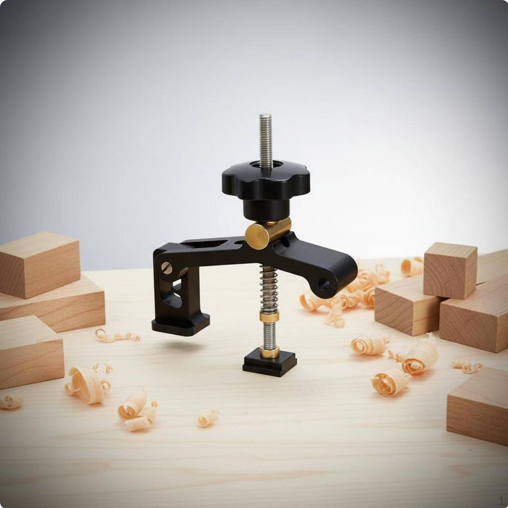 TChannel Holds down Clamp Quick Acting Carpentry Positioning Adjustable Clamping Height