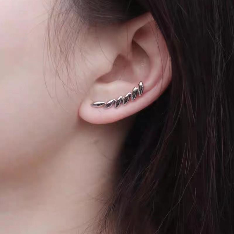 Earrings Fresh Temperament Mermaid Love Alloy Stud Earrings Niche Design High Sense Light Luxury Earrings Tide