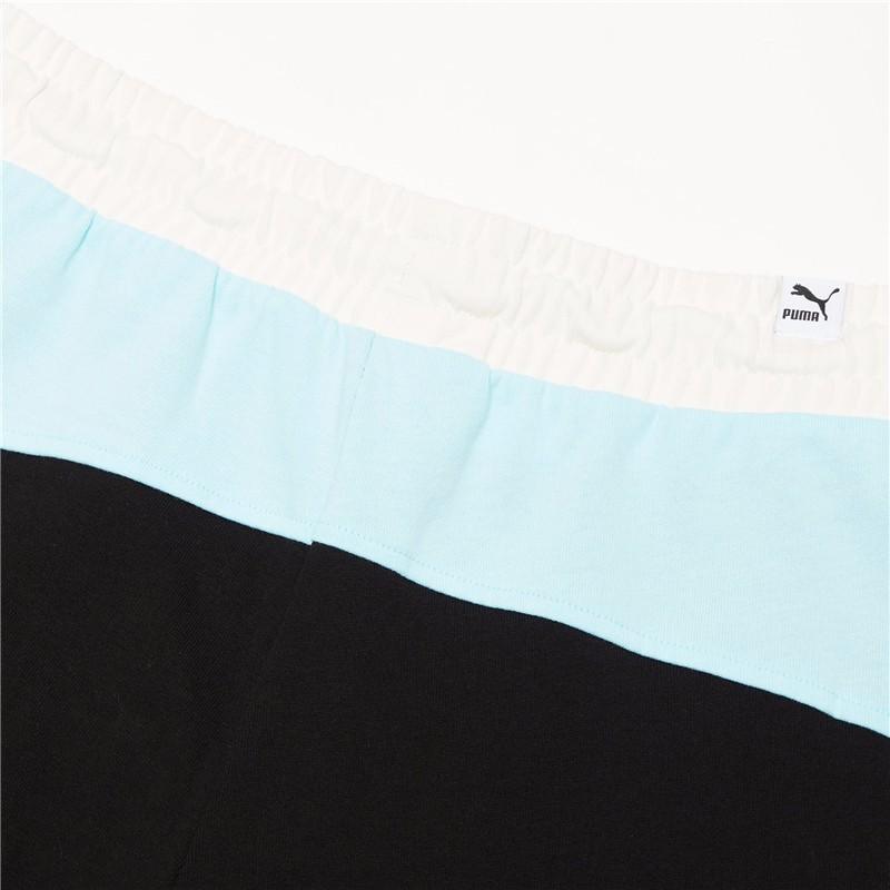 Puma Florida Sommer Colorblock Logo Kordelzug Sportshorts Herren Unterteile Schwarz 534003-01