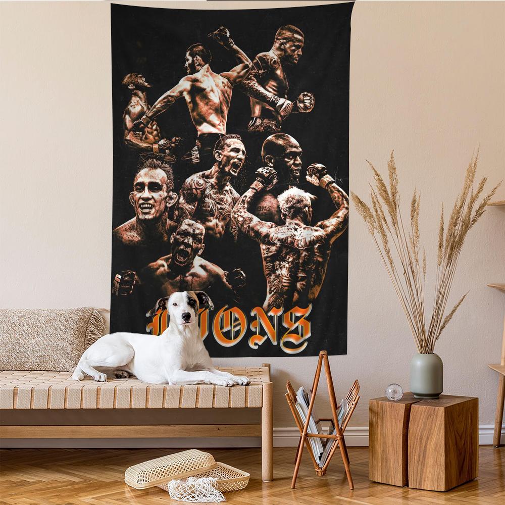 UFC Ultimate Fighting Championship Tapiz de Dibujos Animados Decoración del Hogar Hippie Bohemio Decoración Adivinación Decoración del Hogar
