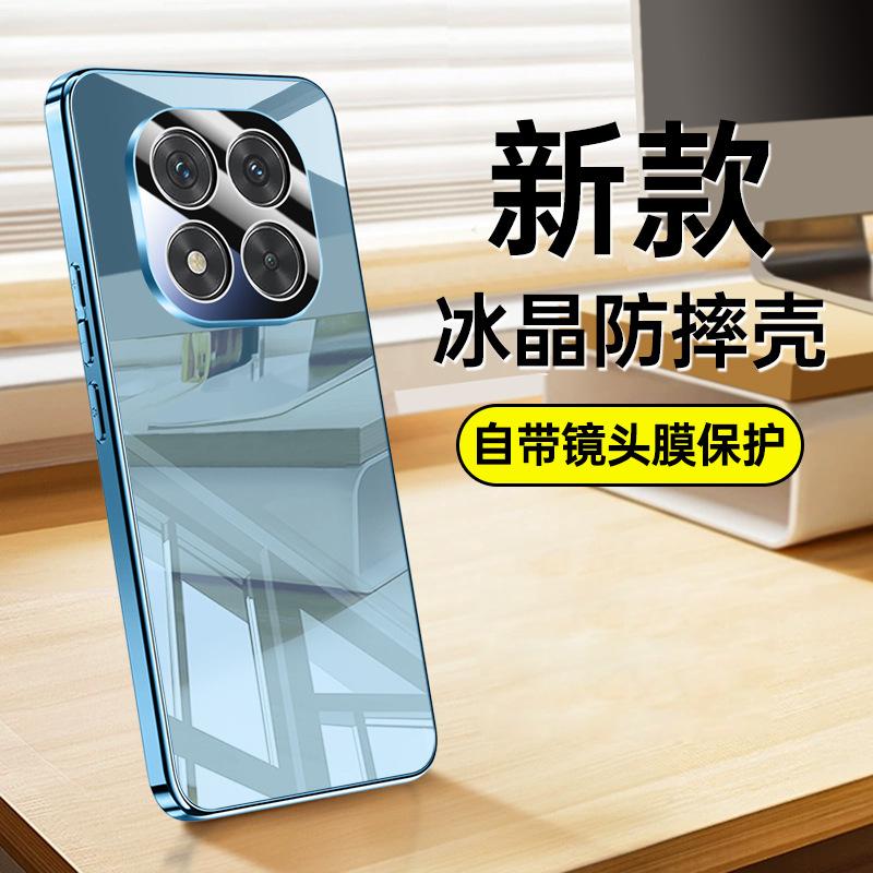 Applicable to Redmi note11pro mobile phone case note11 with its own lens film 11pro + ice crystal anti-drop protective case