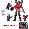Skibidi Building Toilet Blocks Titan Audioman Diy Puzzle Early Toys Educational