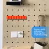 Non Wall Desktop Perforated Adhesive Data Cable Storage Bracket Home For