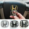 50/53mm ABS Car Steering Wheel Emblem Sticker Accessories For Civic FIT Accord Prelude CRV 5th City CRZ CRX Jazz HRV Pilot