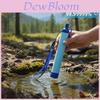 Filtro de Agua Portátil para Exteriores con Tecnología para Supervivencia de Emergencia y Uso en Camping