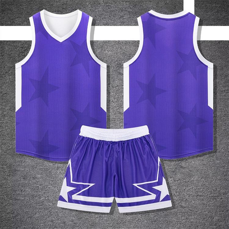 American Basketball Jersey Set Men'S Game Jersey Children'S Primary School Training Jersey Jersey Printing Number Summer Women