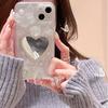 Butterfly love mirror is suitable for Apple 15 mobile phone case transparent iPhone12 new Epoxy 13 anti-drop transparent case