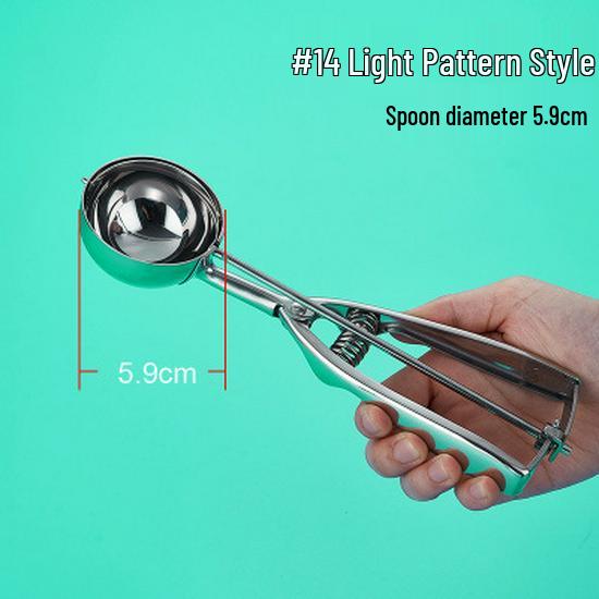 INOX 304 Stainless Steel Ice Cream Scoop/Baller for Hotels & Cafeterias