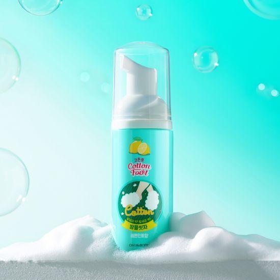 Let's wash our feet on the body Cotton Foot Shampoo Mini Portable 50ml (Lemon)