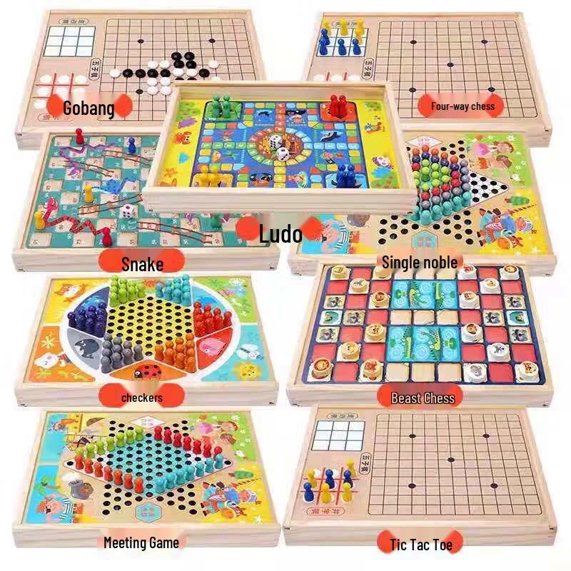 Brangdy 9-in-1 Educational Board Game Set