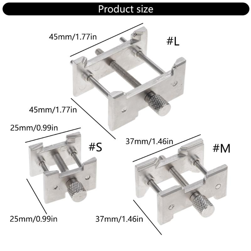 Multifunction Fixed Base for Watchmaker Aluminum Watch Movement Holder Watch Movement Clamp Universal Watch Repair Tool