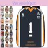 Large Anime Haikyuu Backpack With Black Oxford Cloth And Spacious Travel Book Rucksacks