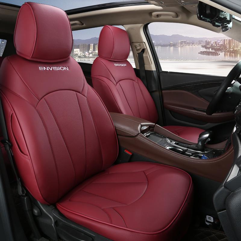 Buick Encore All-Season Leather Car Seat Cover with Original Texture, Full Surround, Custom Fit