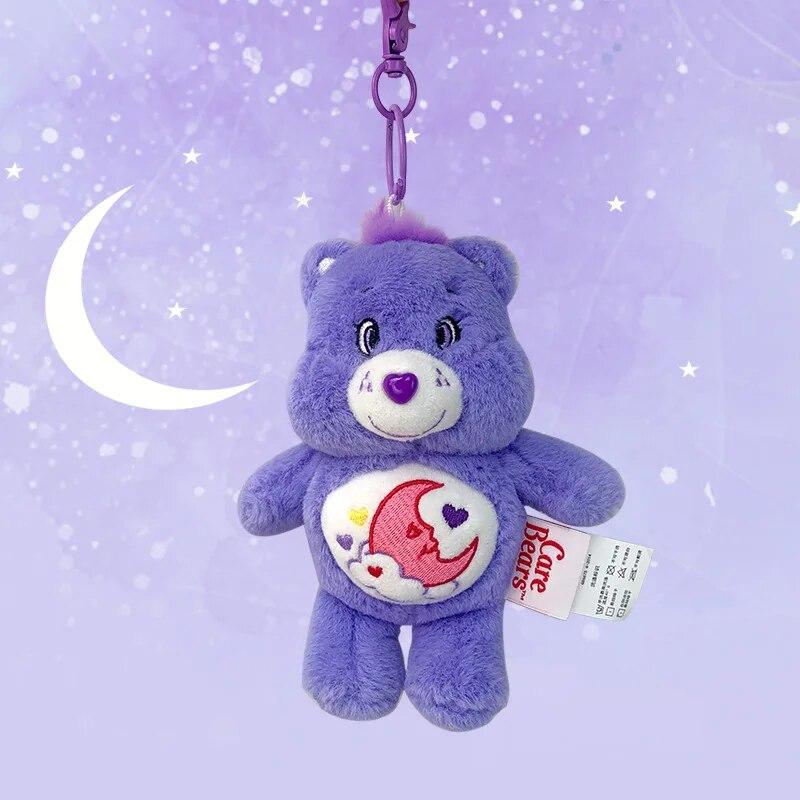 15cm Kawaii Anime Rainbow Bear Plyšový přívěsek na klíče Taška Plyšová panenka narozeninový dárek