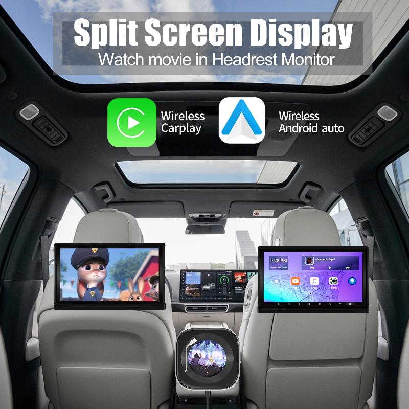 Wired To Wireless CarPlay Converter, Car Smart Connectivity and Entertainment System Adapter, Upgraded Air Freshener Clip
