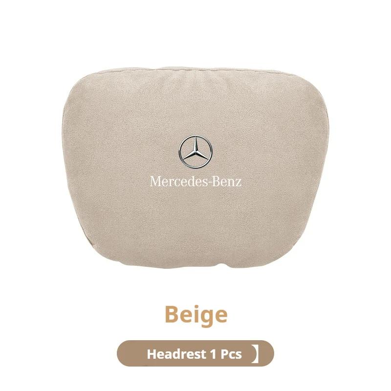 

For Mercedes-Benz A B C E S V R-Class A45 C43 CLA GLA GLB GLC GLE SLK Car Headrest Lumbar Rest Cushion Neck Support Neck Pillow