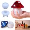 DIY Epoxy Resin Crystal Mold Mushroom Storage Box Decorative Jewelry Box Mirror Silicone Mold