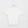 Women's Slim Fit Ice Silk Ruffled Crop Top