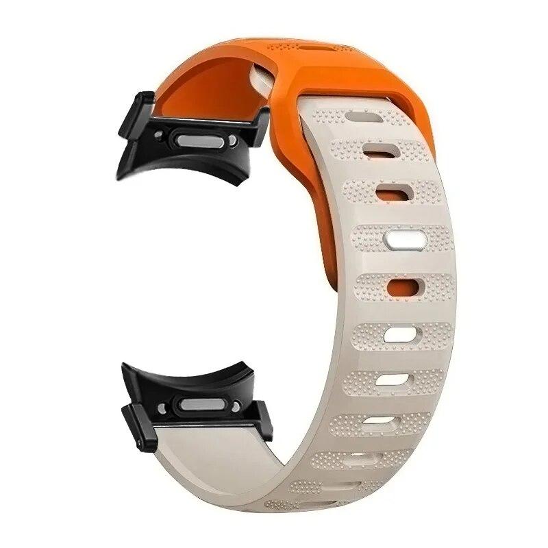 Silicone Strap for Samsung Galaxy Watch 6 5 4 40mm 44mm 5Pro 45mm No Gaps Band For Galaxy Watch 6 Classic 43 47mm 42 46mm Correa