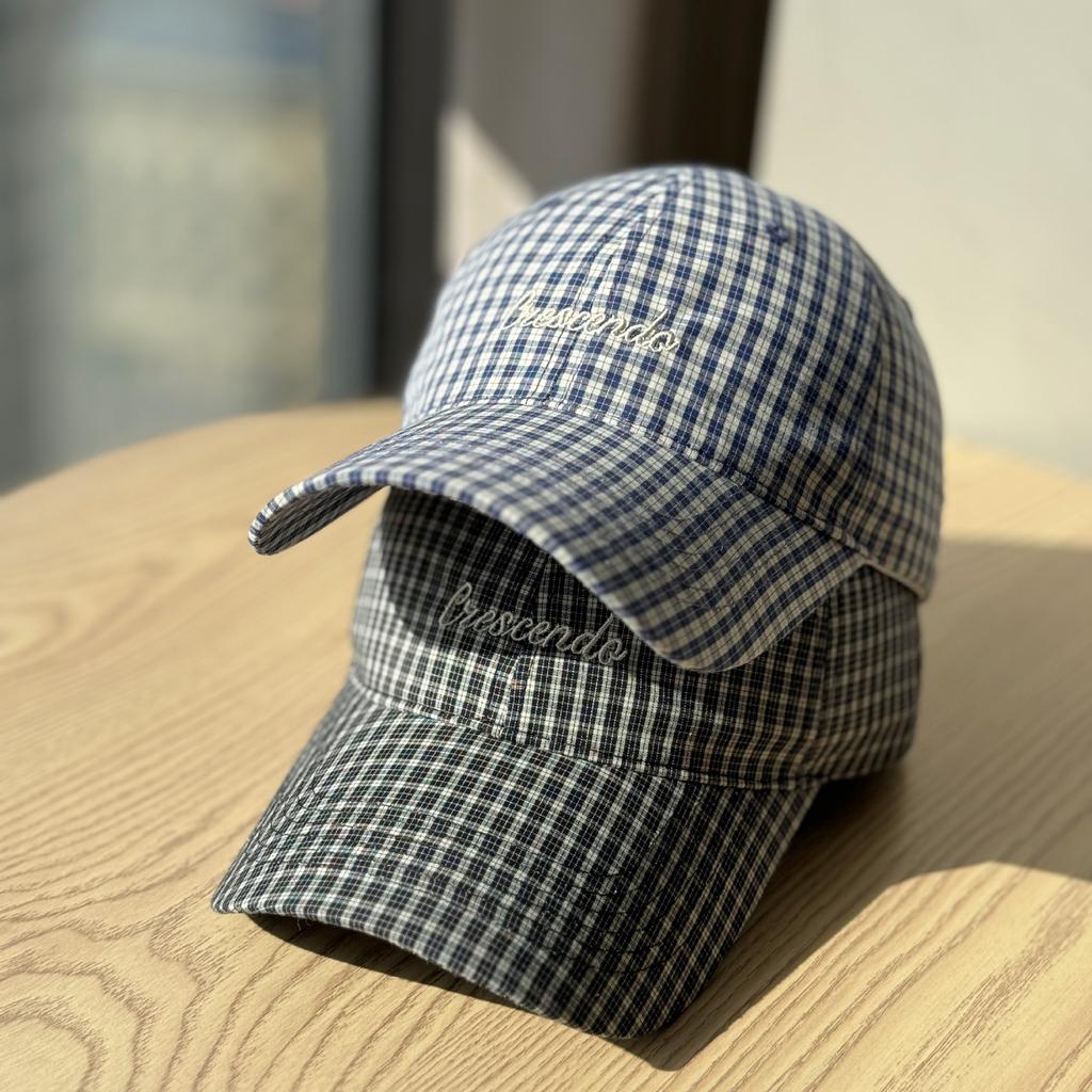 Hochwertige neue karierte Kappen mit Buchstabenstickerei für Herren und Damen, vielseitige Baseballkappen mit breiter Krempe und weichem Oberteil zeigen einen kleinen Trend