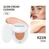 Glow Cream Cushion Foundation Hydrating 24H Long Lasting Moisturizer Natural Light Coverage Radiant Skin Finish Daily Portable Face Makeup Cosmetic