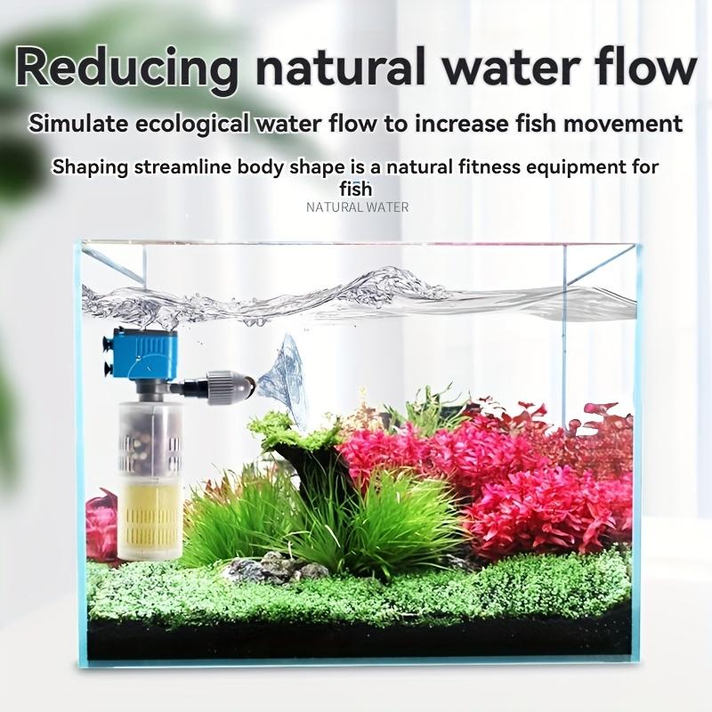 1pc with 4pcs Adapter Aquarium Wave Maker 360° Rotating Oxygenator