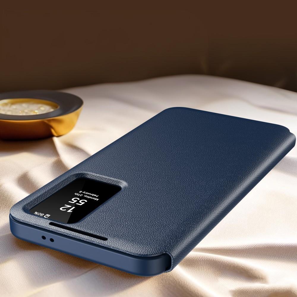 Samsung Galaxy S25+ Plus Smart View Wallet Flip Case, Blue
