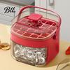 Convenient Ice Cube Tray 2-in-1 Press-Release with Storage Bin 48-Cavity Double-Layer 48 Maker for Freezer BPA-Free Container Home Camping Party