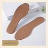 Cowhide Latex High Heel Insole Women's Leather Breathable Shock-Absorbing Loafers