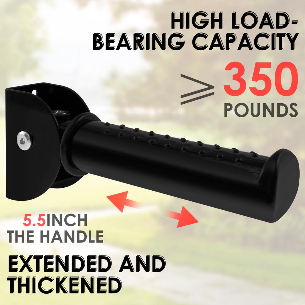 5.5 Inch Foldable Flip Up Grab Bar Nonslip Doorway Flip Assist Handle Multifunctional Stair Assist Grab Bar Practical Handle for