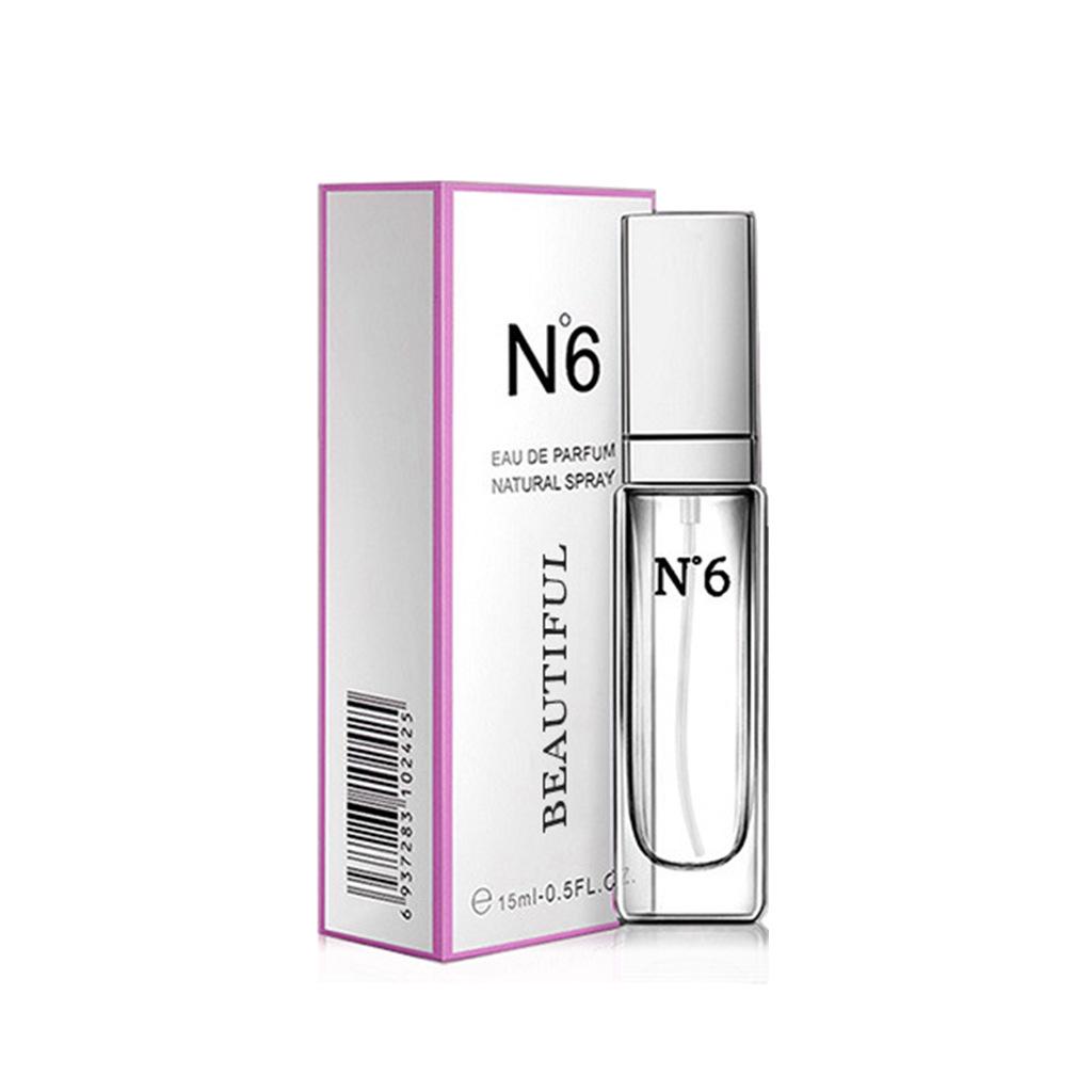 Trendsetter Fragrance: No.6 Unisex Perfume - Fresh Floral, Long-Lasting Scent, Ideal for Students.