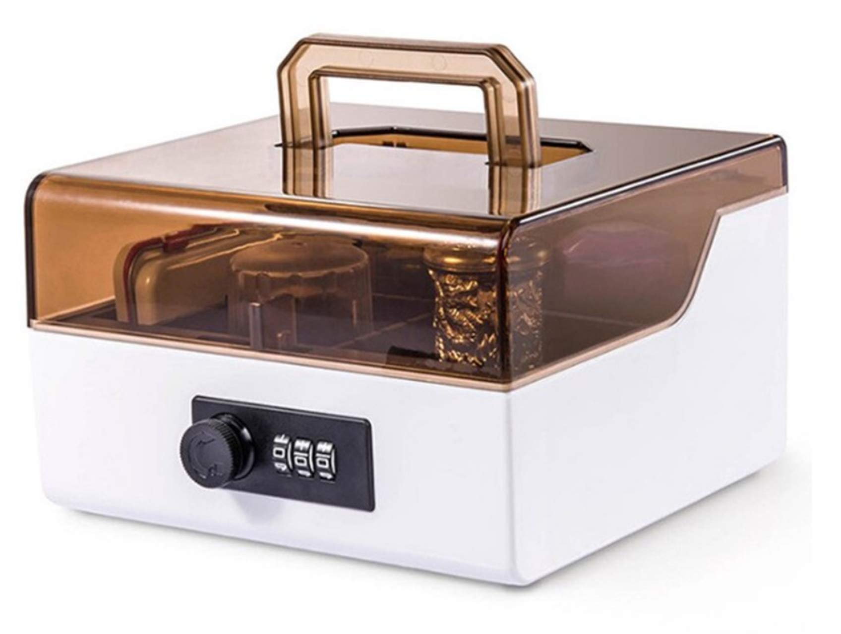 

Heizi Seal Case with Key, Dial Lock, Rubber Stamp Case, Company/Corporate Seal Organizer