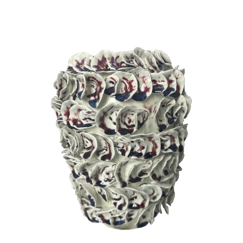 Керамічна Ваза Неправильно Складена Пелюстка Орхідея Метелик Ручна Робота Керамічна Пляшка Ваза для Квітів Аксесуари для Домашнього Декору