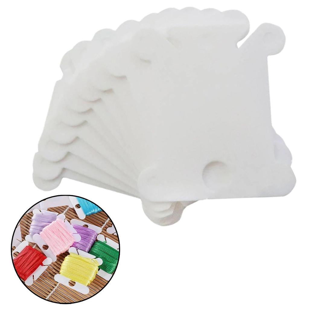 200 Pieces Cardboard Floss Bobbins DIY Sewing Storage Sewing Organization