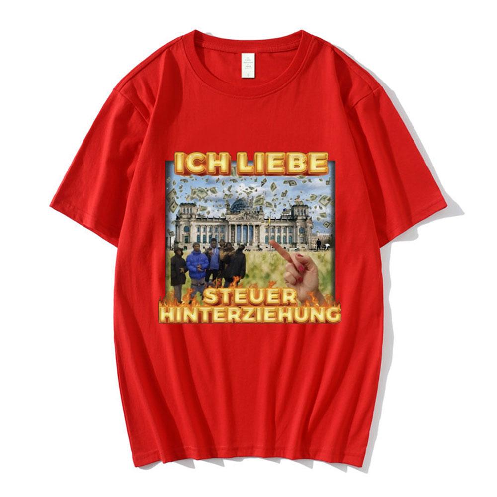 

Funny I Love Tax Evasion T Shirt Men Women Fashion Hip Hop Harajuku T-shirts 100% Cotton Casual Oversized Short Sleeve T Shirts 3XL