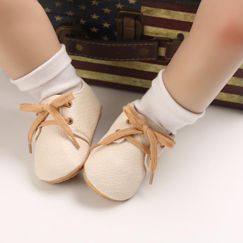 Soft Sole Leather Baby Shoes for Infants/Toddlers - Unisex Spring/Autumn Indoor/Outdoor Walkers