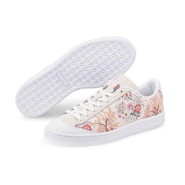 Liberty of London X Puma Basket Floral Women Sneakers Cream Birch 382106-01
