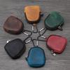 PU Leather Coin Purse Retro Small Zipper Pouch For Coins Earphones Accessories Bag Pendant