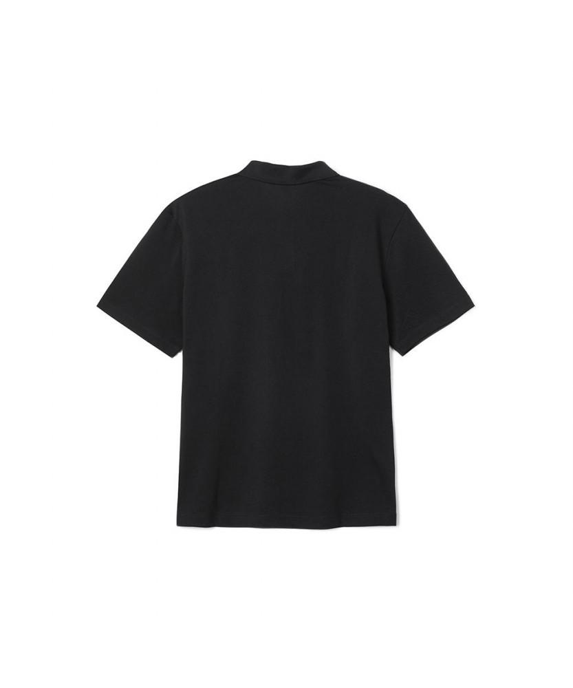 NOTIG Cotton Blend Aerocool Pique T-Shirt Black_Oks2T1Ts103K1
