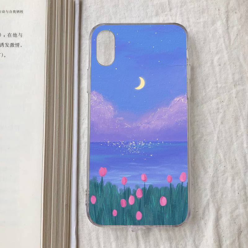 Tulip flower Phone Case for iPhone 11 12 13 Mini Pro Max 8 7 6 6S Plus X 5 S SE 2020 XR XS 10 case