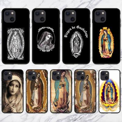 Virgin De Guadalupe Virgen Mary Phone Case For iPhone 11 12 Mini 13 Pro XS Max X 8 7 6s Plus 5 SE XR Shell