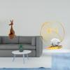Figurine Sculpture Unique Animal Iron Wood Statue Decorative Collectible Ornament for Bedroom