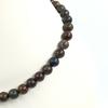8mm Natural African Pietersite Gemstone Round Beads Handmade Jewelry Adjustable Choker Pretty Necklace 17-20" 8BN-54