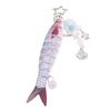 Fish Keychain Roseate Fish Scales Creative Lovely 3D Lifelike Fishing Keychain for Bag Decoration Present