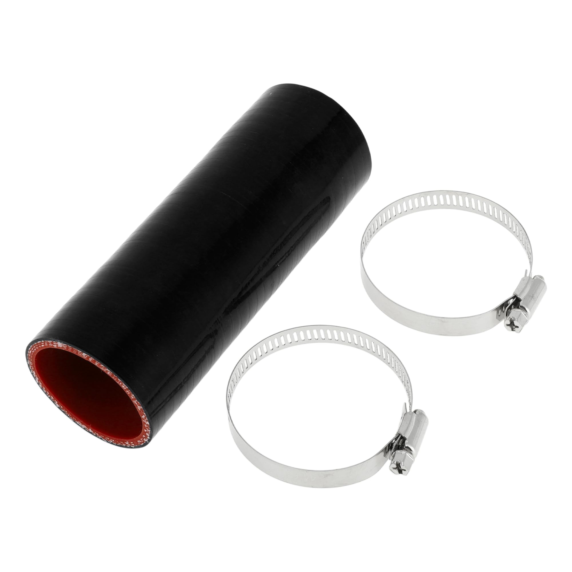 

X AUTOHAUX Silicone Hose, Silicone Tube, Intercooler, Turbo, Intake Pipe, Black, Length 5.9 inches Inner diameter 45mm/1.77 чорний